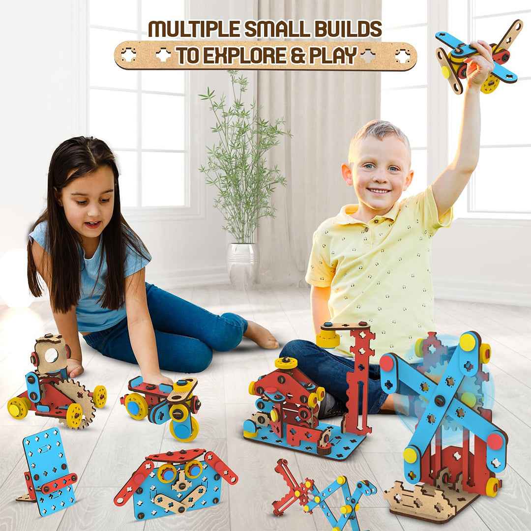 Smartivity Hydraulic Construction Kit - 25-in-1 STEM Toy (6Y+) - Toyspry