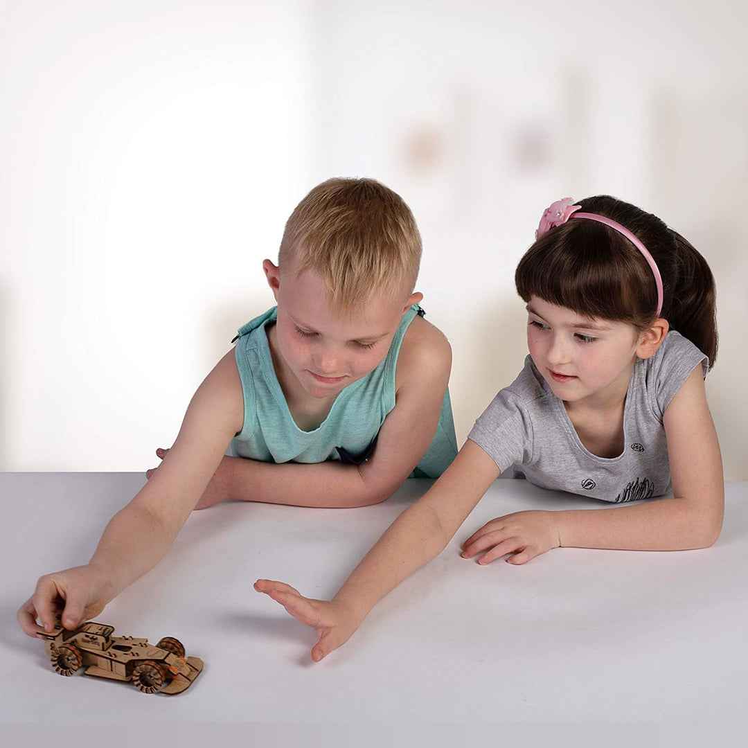 Smartivity DIY Racing Car - Mechanical STEM Building Kit (6Y+) - Toyspry