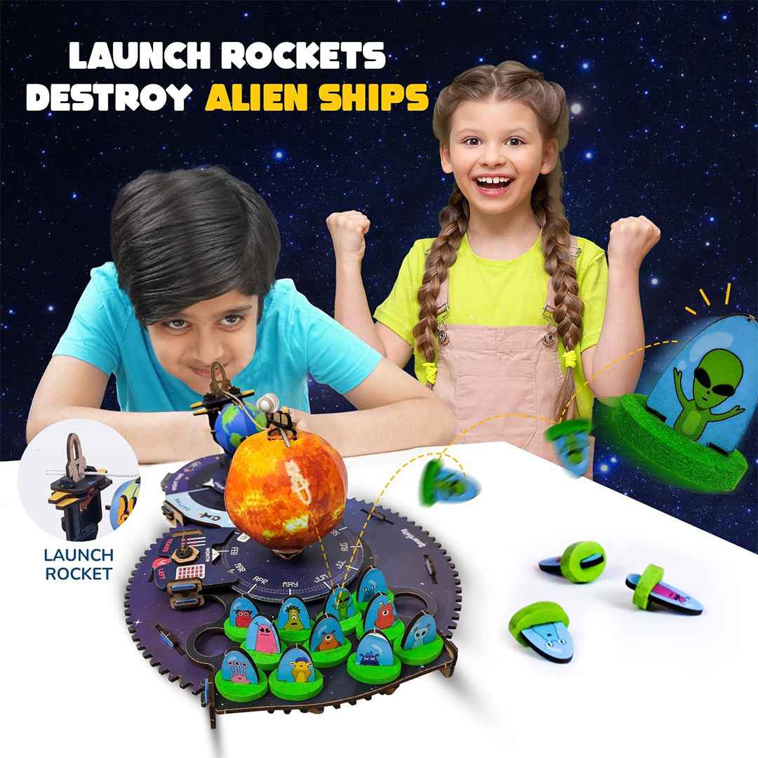 Smartivity Earth-Sun-Moon Model - DIY Space STEM Kit (8Y+) - Toyspry
