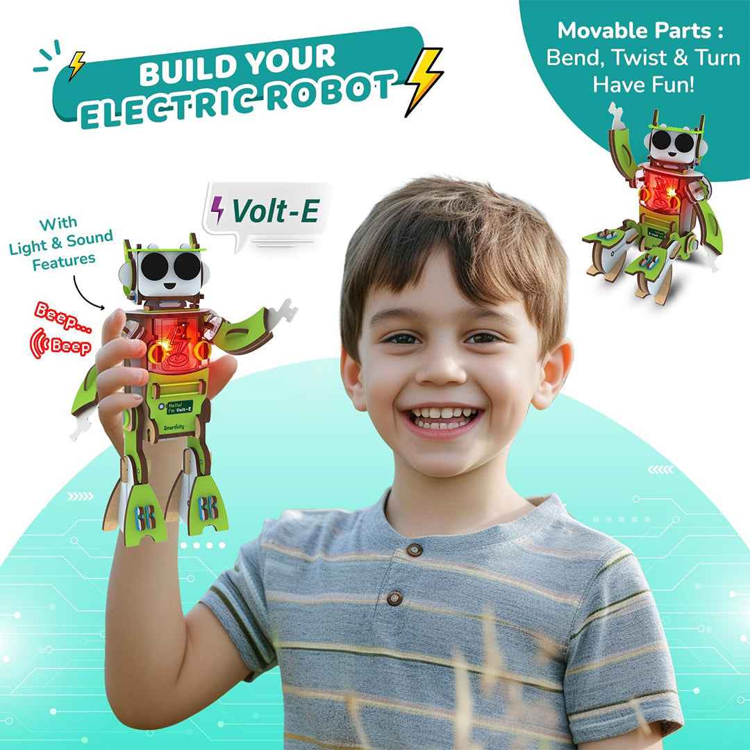 Smartivity Electro Play Lab - DIY Circuit Robot STEM Kit (8Y+) - Toyspry