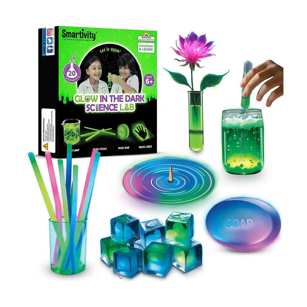Smartivity Glow in the Dark Science Kit - Chemistry STEM Toy (6-14Y) - Toyspry