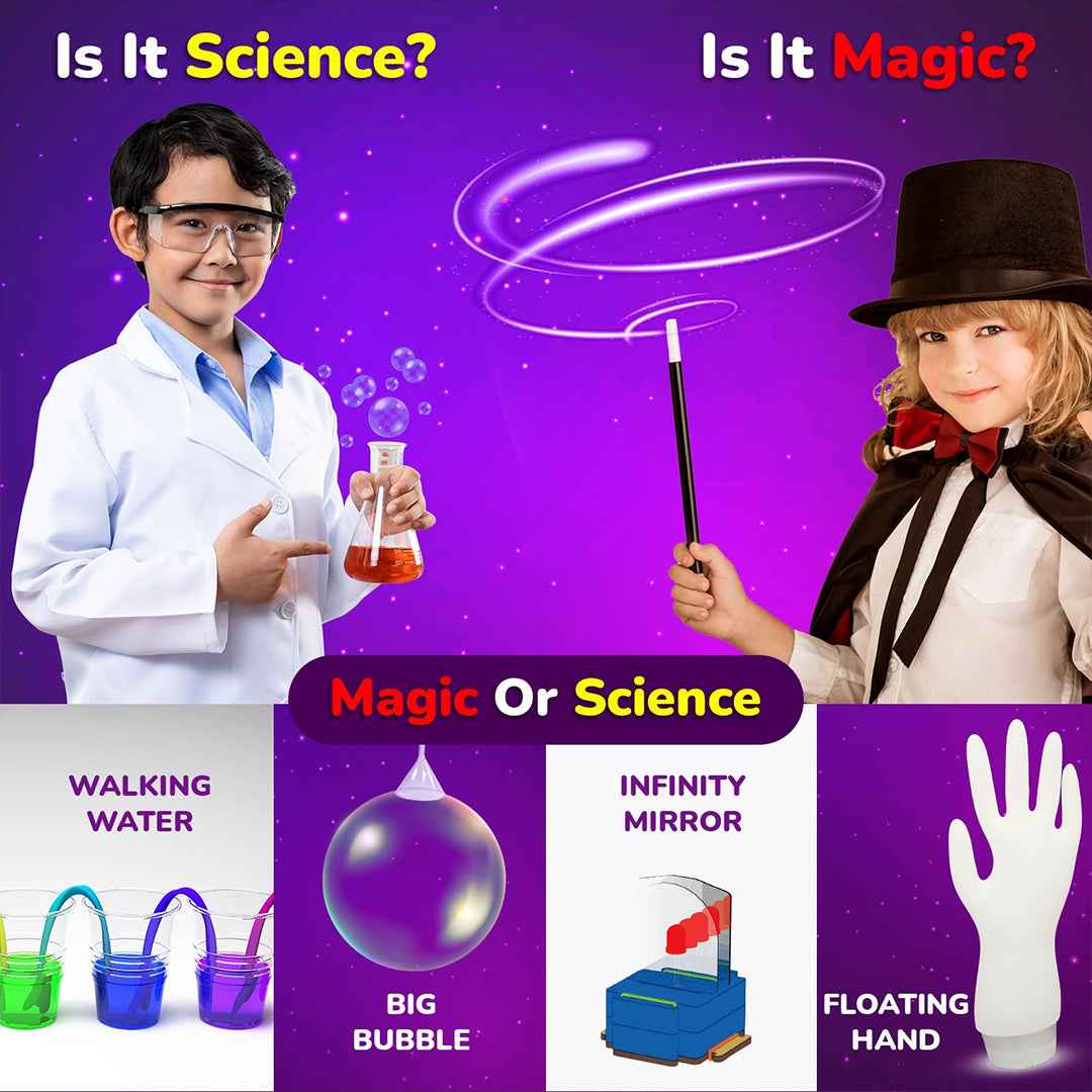 Smartivity Magic of Science Kit - 50+ STEM Experiments (4-8Y) - Toyspry