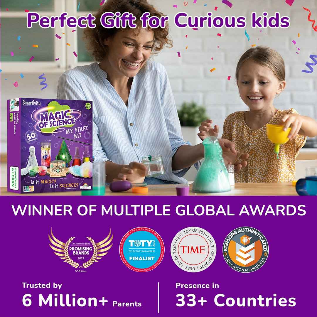 Smartivity Magic of Science Kit - 50+ STEM Experiments (4-8Y)