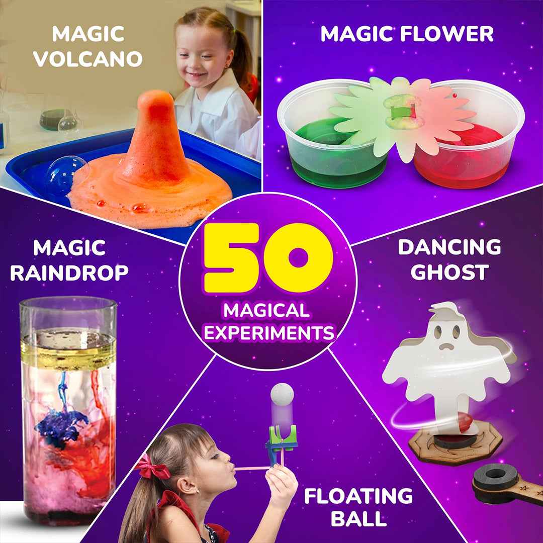 Smartivity Magic of Science Kit - 50+ STEM Experiments (4-8Y) - Toyspry
