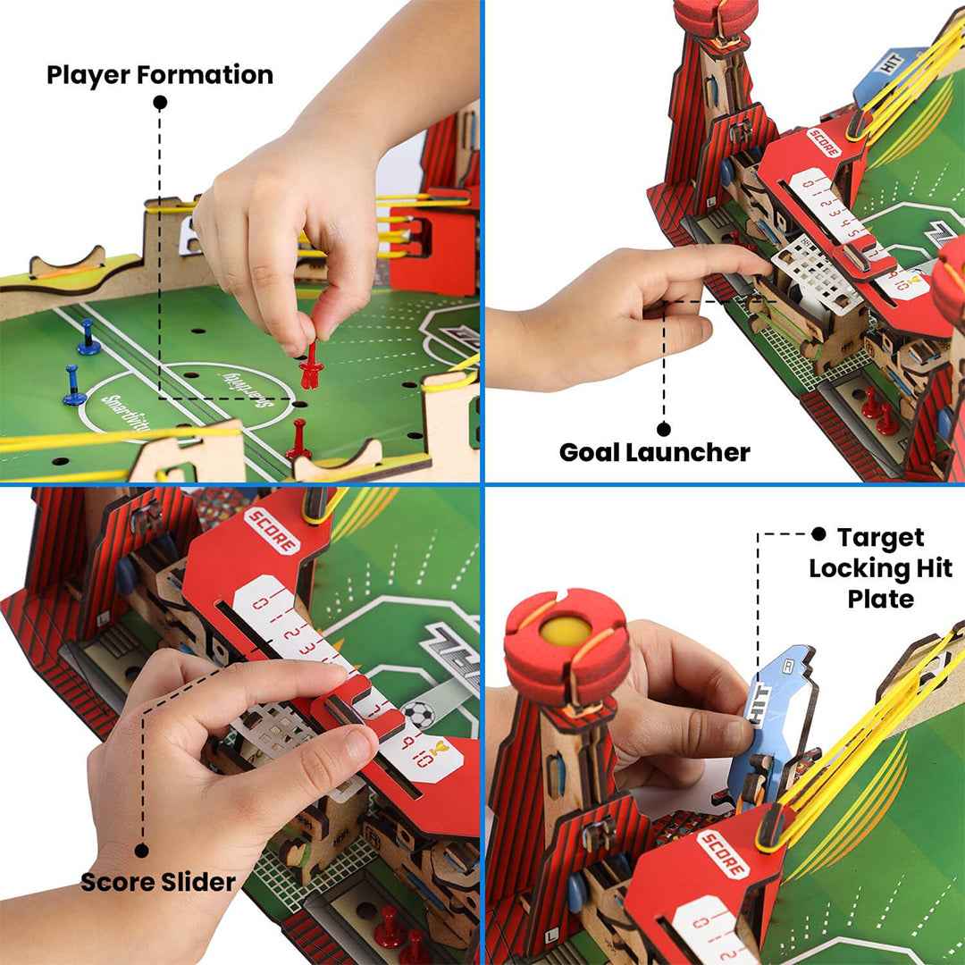 Smartivity Mini Football - DIY Foosball Table STEM Kit (6Y+)