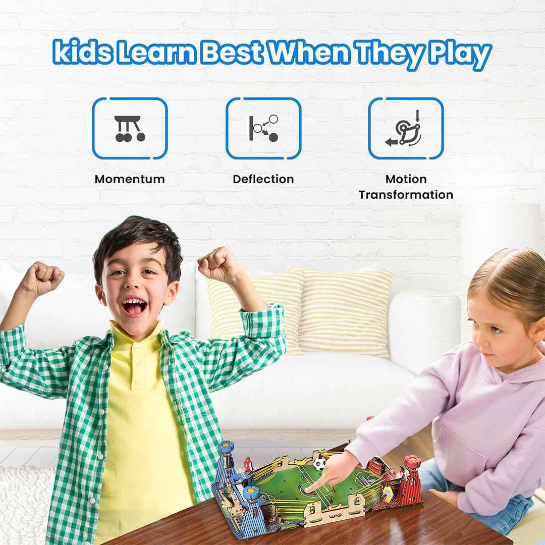 Smartivity Mini Football - DIY Foosball Table STEM Kit (6Y+) - Toyspry