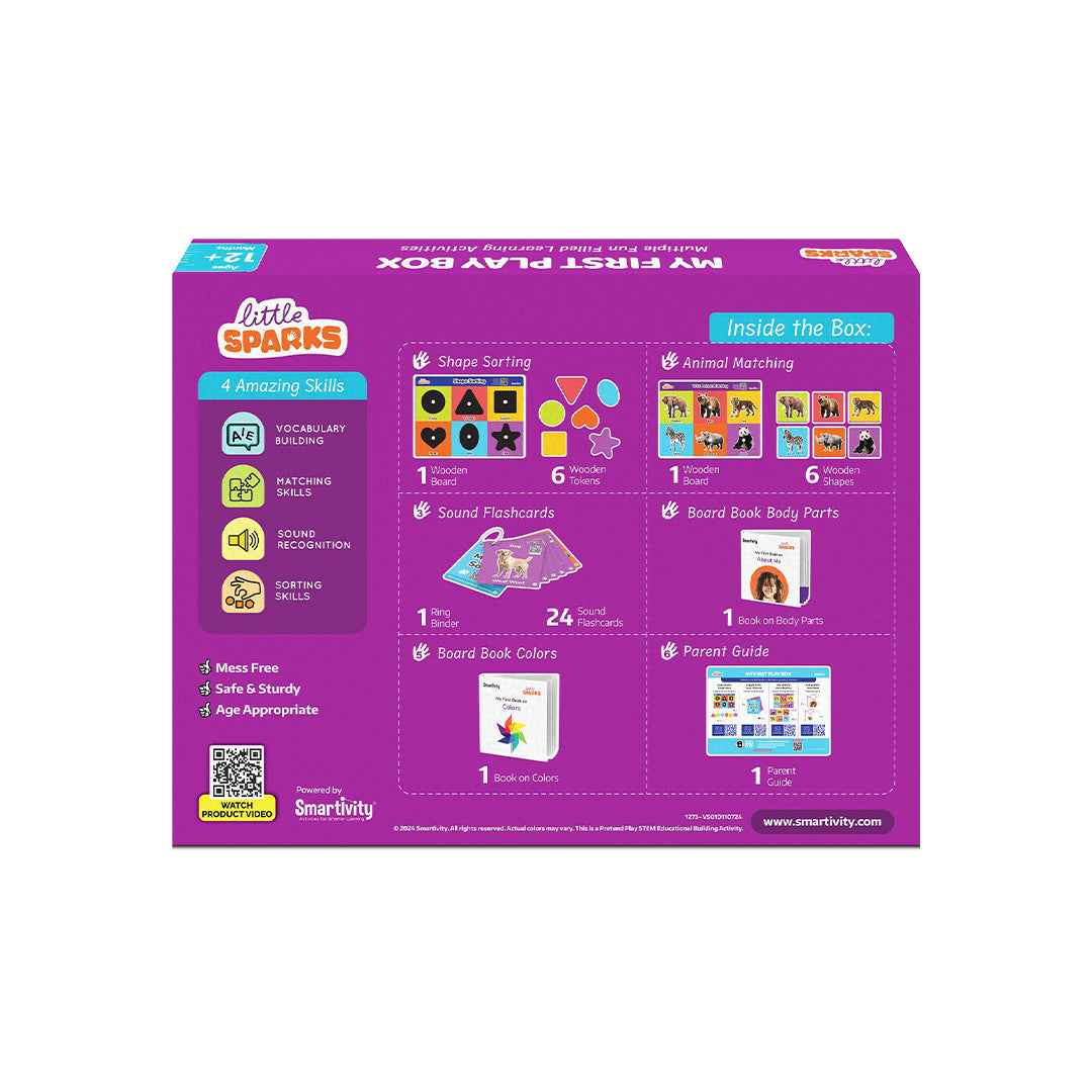 Smartivity 5-in-1 Montessori Toddler Kit - Early Learning Toy (12M+) - Toyspry