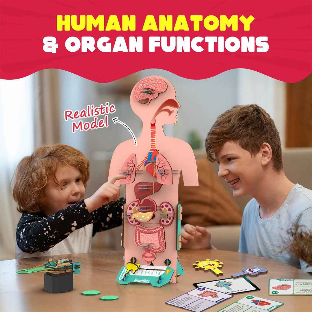 Smartivity Human Body DIY STEM Kit - Anatomy & Biology Toy (6Y+) - Toyspry
