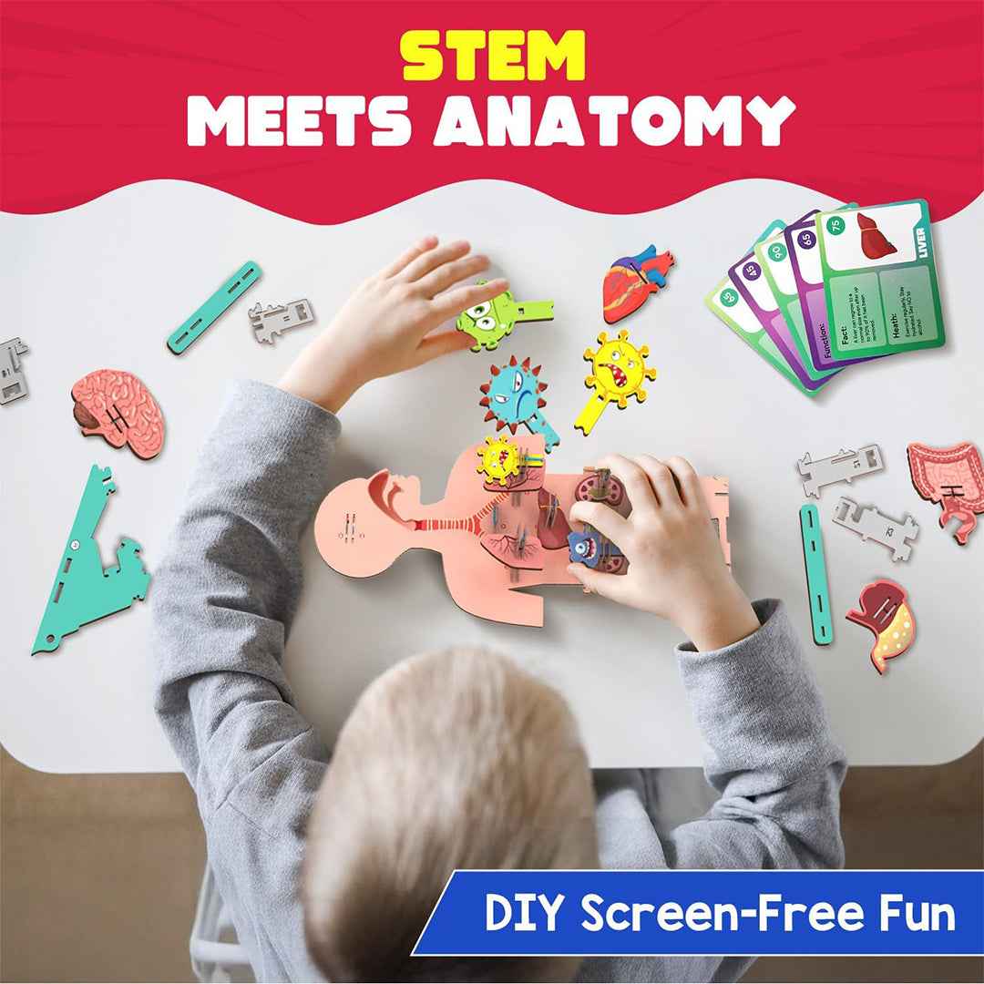 Smartivity Human Body DIY STEM Kit - Anatomy & Biology Toy (6Y+)