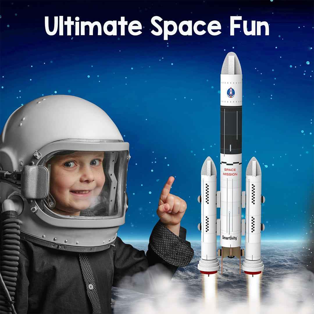 Smartivity Rocket Launcher - DIY STEM Construction Kit (6-14Y)