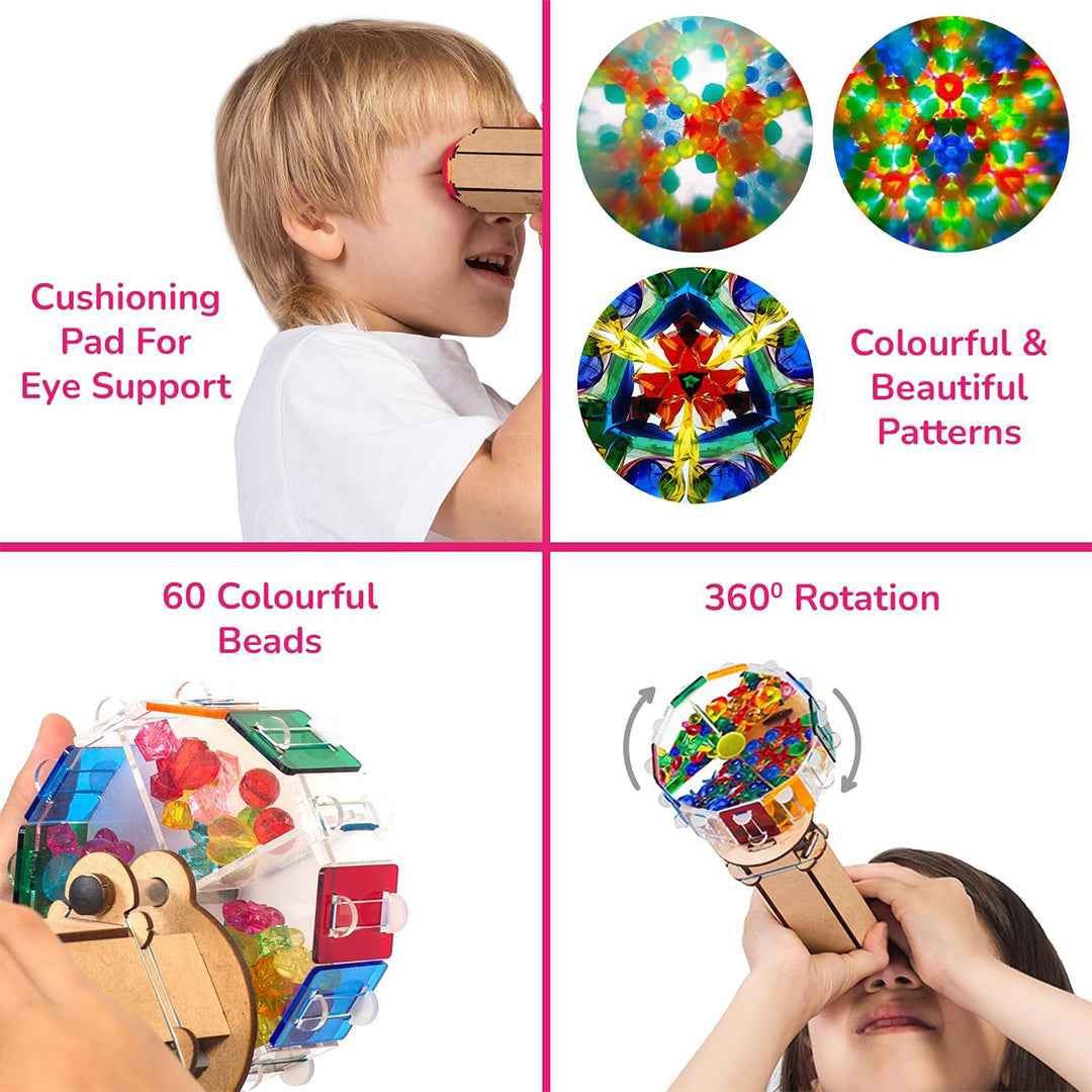 Smartivity STEM Kaleidoscope - DIY Optics Building Kit (6Y+) - Toyspry