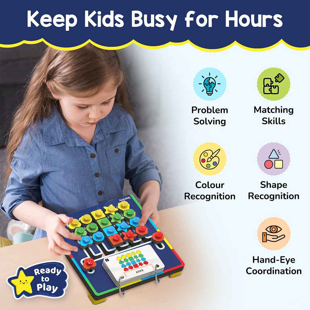 Smartivity Shape Coder - Logic & Pattern STEM Puzzle Toy (6Y+) - Toyspry