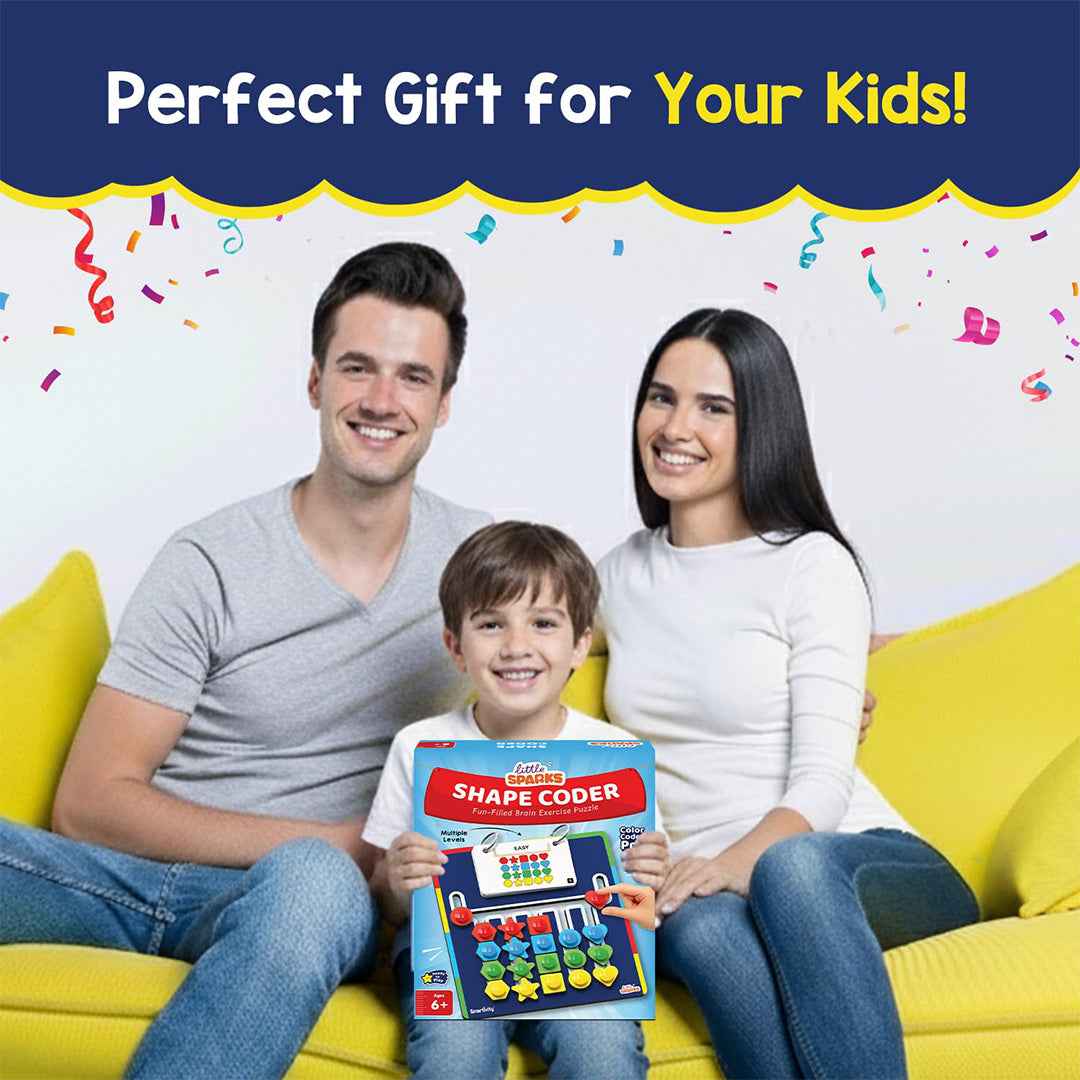 Smartivity Shape Coder - Logic & Pattern STEM Puzzle Toy (6Y+) - Toyspry