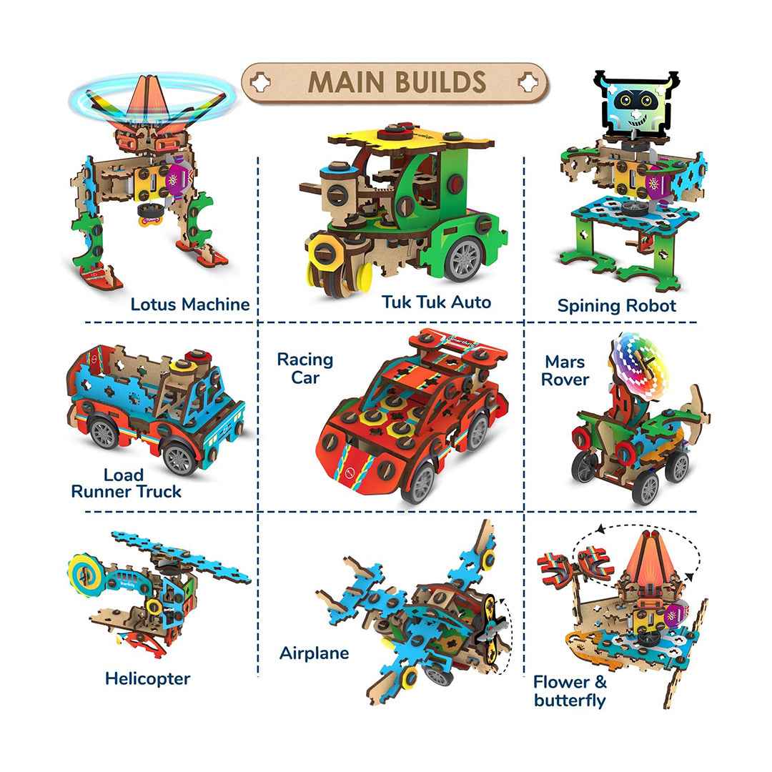 Smartivity 20-in-1 Physics & Engineering Kit - DIY STEM Toy (6Y+)