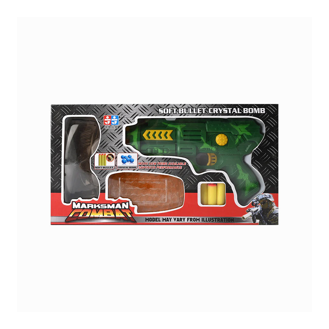 Soft Blaster Shooting Game with Crystal Targets
