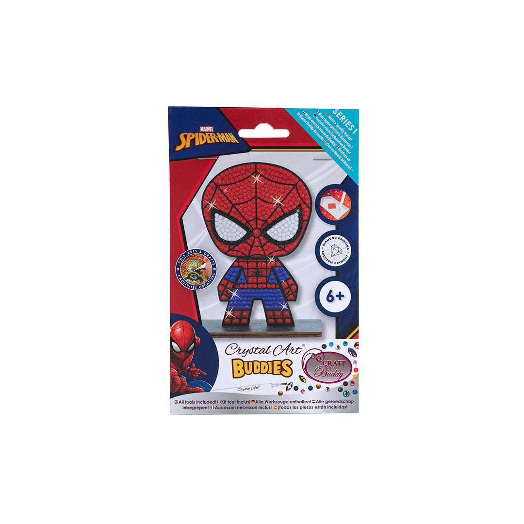 Craft Buddy Marvel Spider-Man Crystal Art Buddy - Toyspry