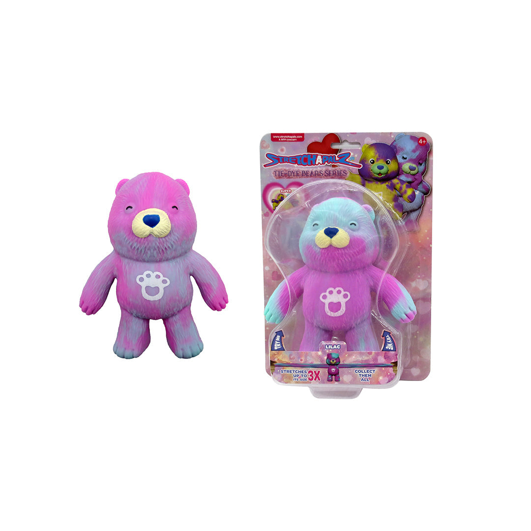 Stretchapalz Tie Dye Bear - 14cm Stretchable Plush Toy - Toyspry