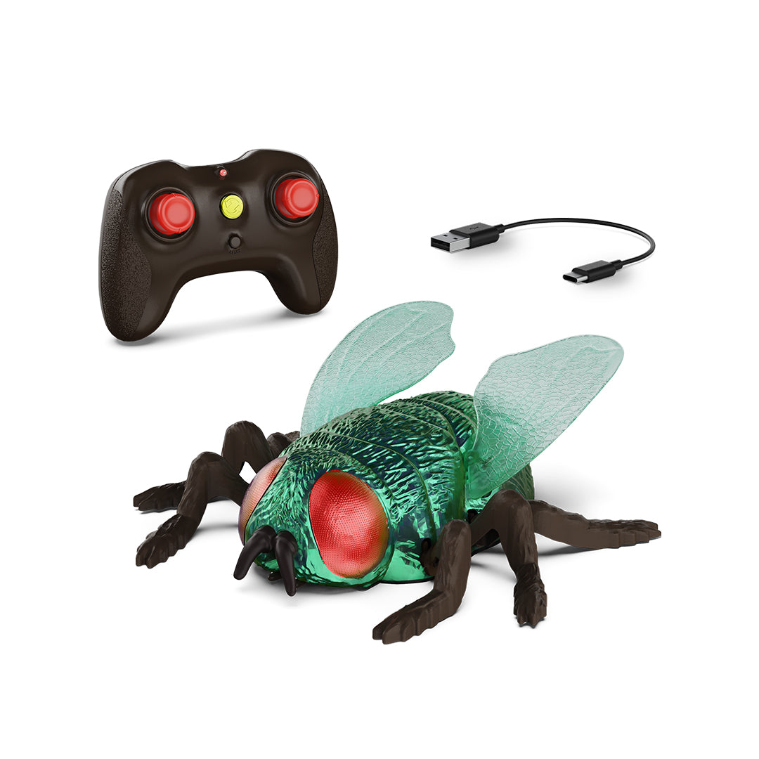 Terra RC Green Bottle Fly - Wall-Climbing Remote Control Toy - Toyspry