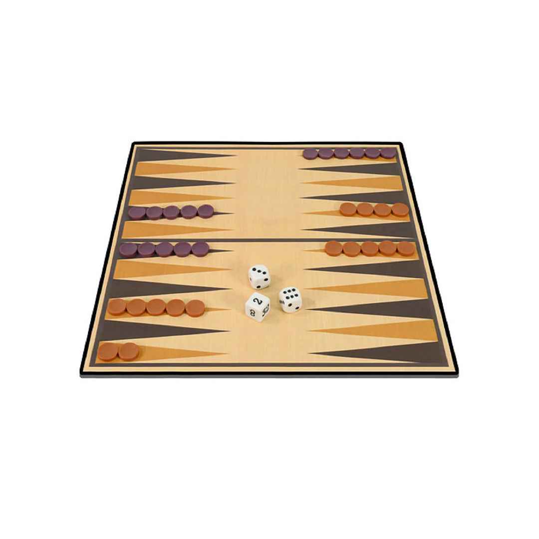 Ambassador Classic Games Backgammon Strategy Board Game Set