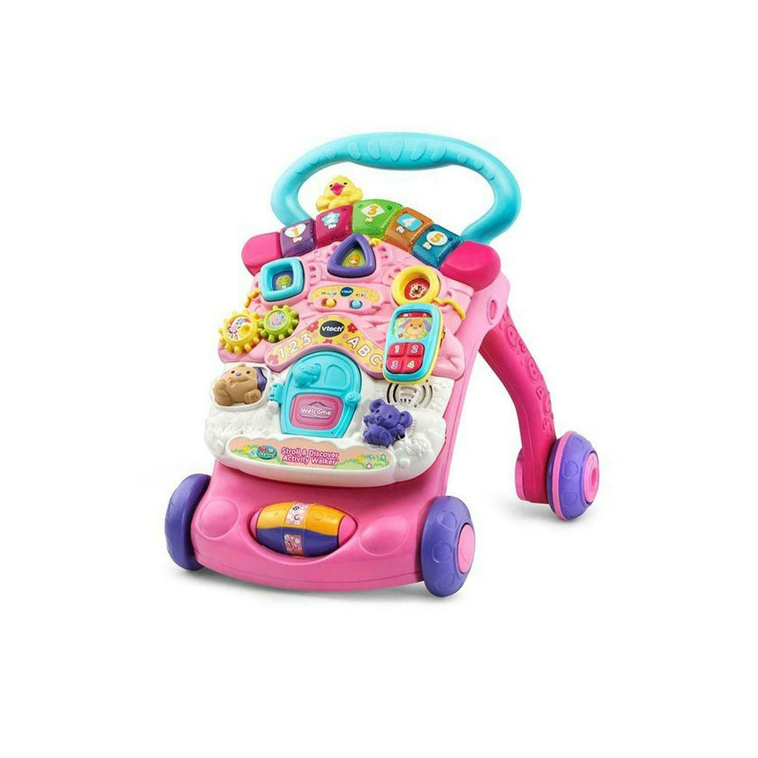 VTech 2-in-1 Walker & Activity Centre - Interactive Baby Toy - Toyspry