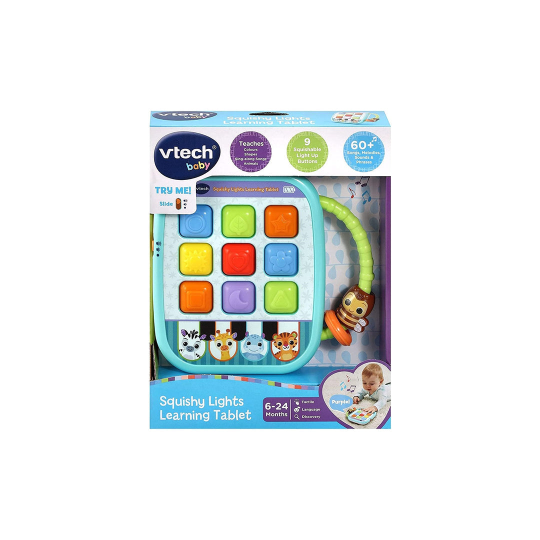VTech Baby Learning Tablet - Squishy Lights Learning Tablet for Babies (6m+) - Toyspry