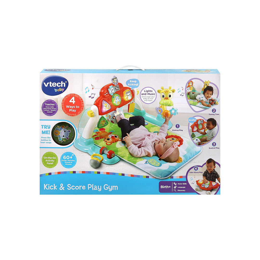 VTech Kick & Score Playmat - Multi-Stage Baby Gym Toy - Toyspry