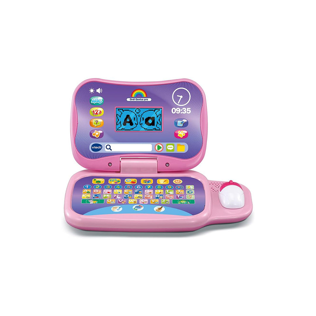 VTech Learning Laptop - Educational Kids Computer (Pink/Blue) - Toyspry