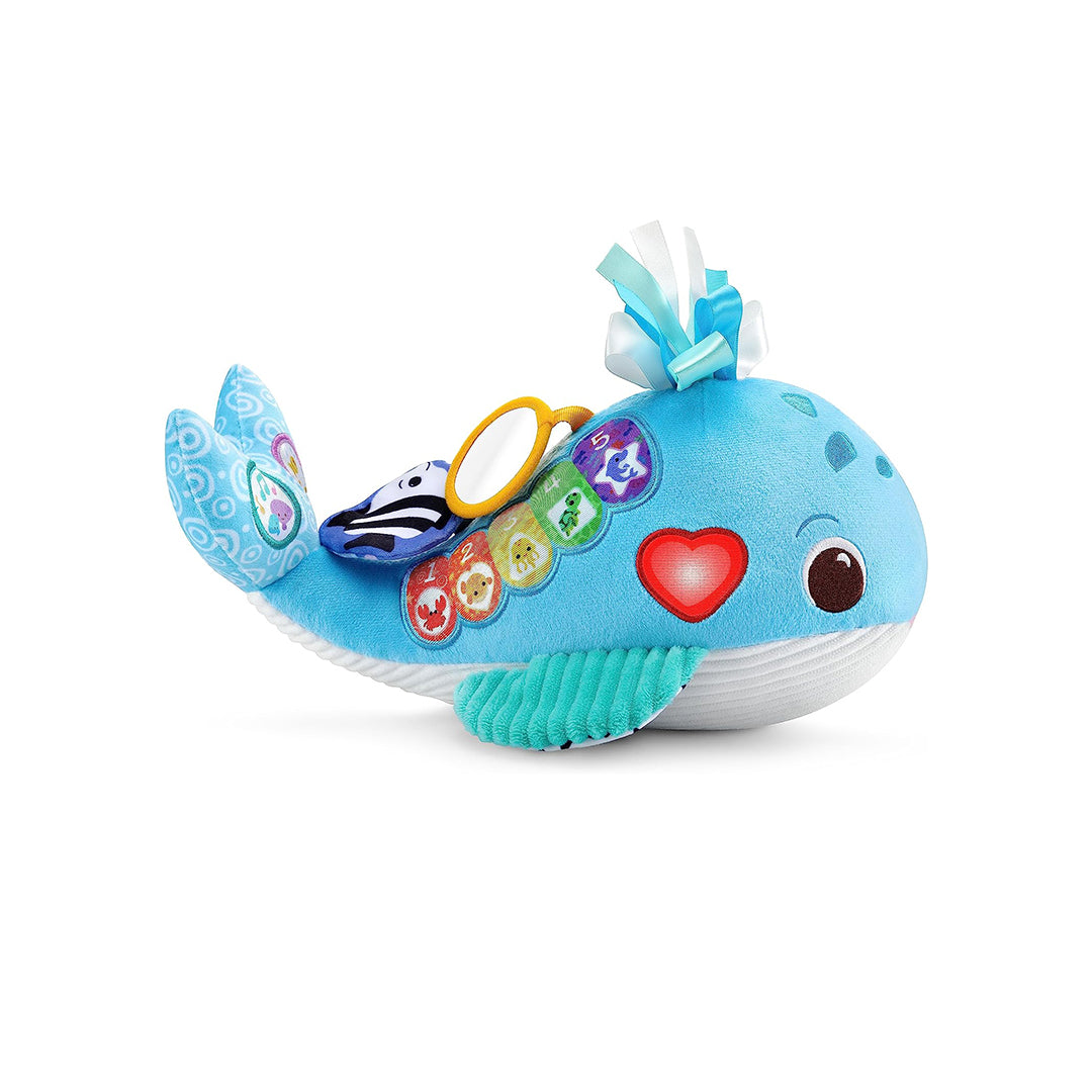 VTech Snuggly Sounds Whale - Plush Sensory Baby Learning Toy