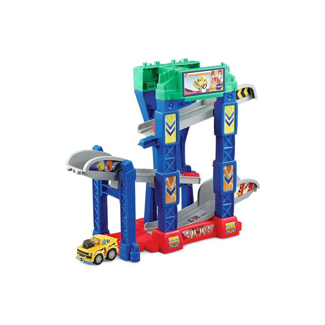 VTech Toot-Toot Drivers Raceway - 4-in-1 Interactive Car Track - Toyspry