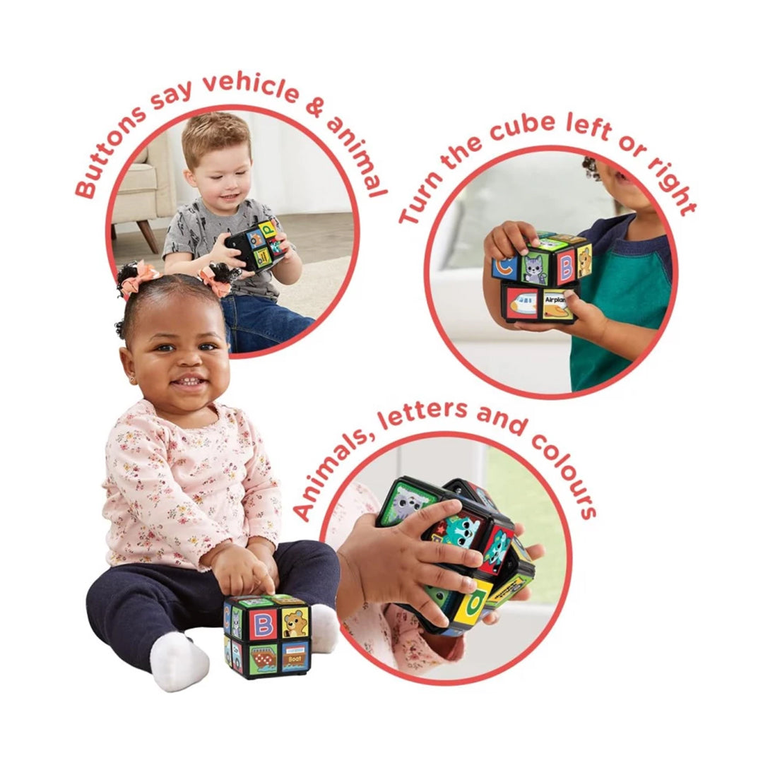VTech Twist & Teach Animal Cube - Educational Baby Toy