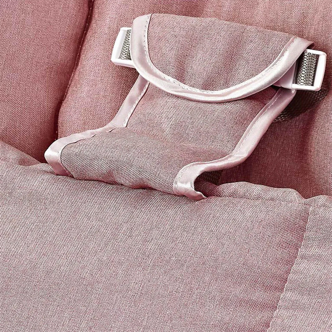 Winston Musical & Vibrating Baby Bouncer - Infant Seat (Soothing Pink)