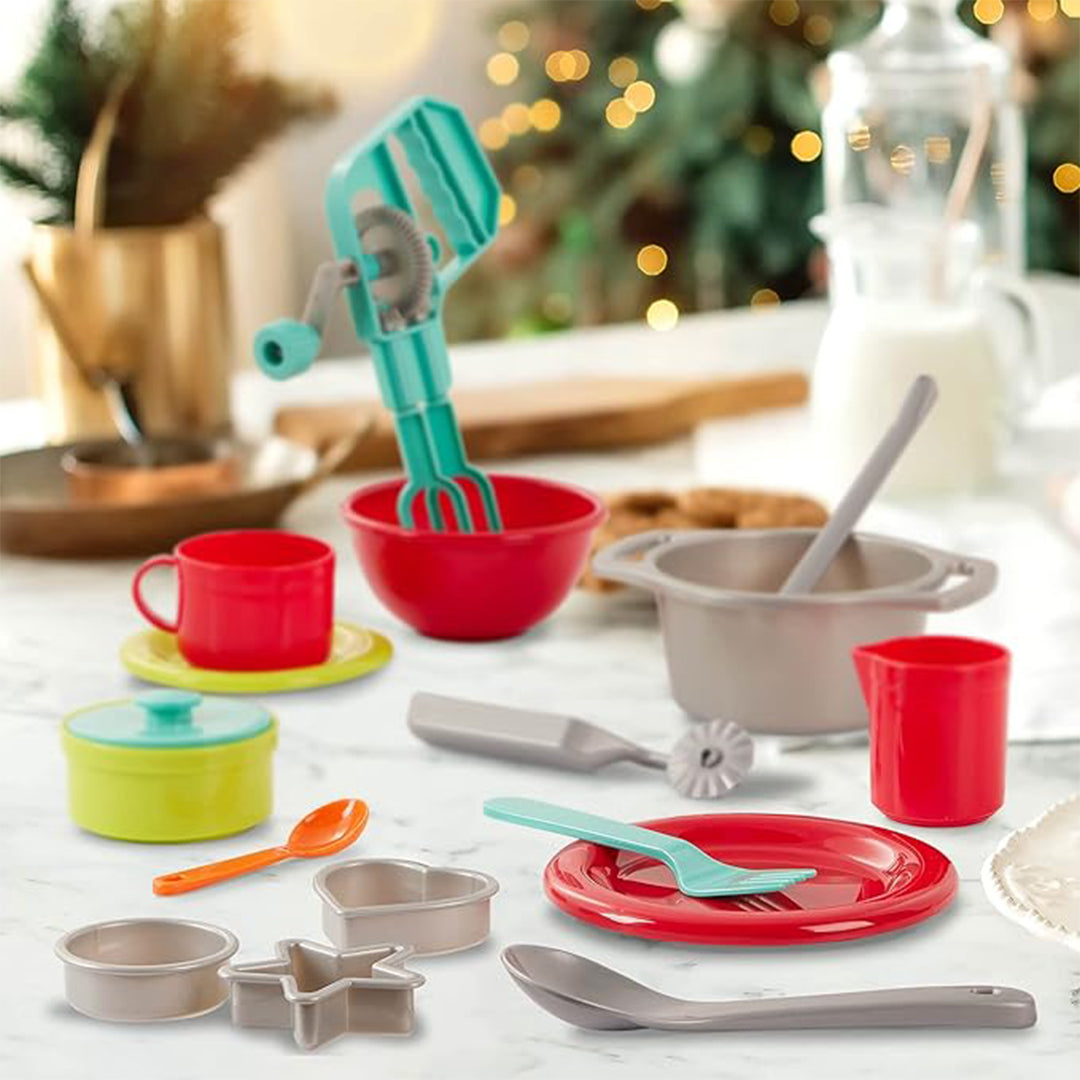 Battat Deluxe Kitchen Playset - 71-Piece Play Food Set