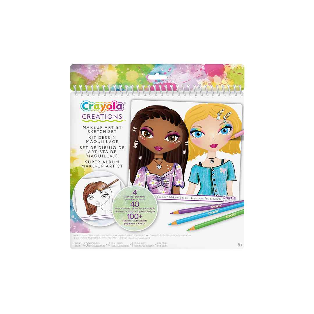 Crayola Creations Make-Up Artist Sketch Set | Art & Craft Toys | Buy in UAE – Toyspry