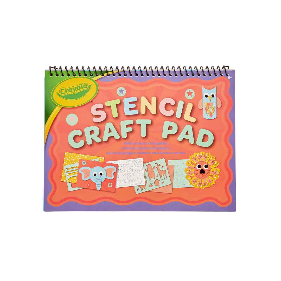 Crayola Stencil Craft Coloring Pad | Colouring Books | Buy in UAE – Toyspry
