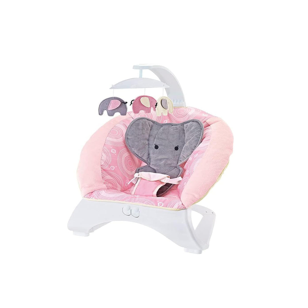 Fitch Baby Elephant Electric Rocker - Infant Bouncer (Felicity Pink)