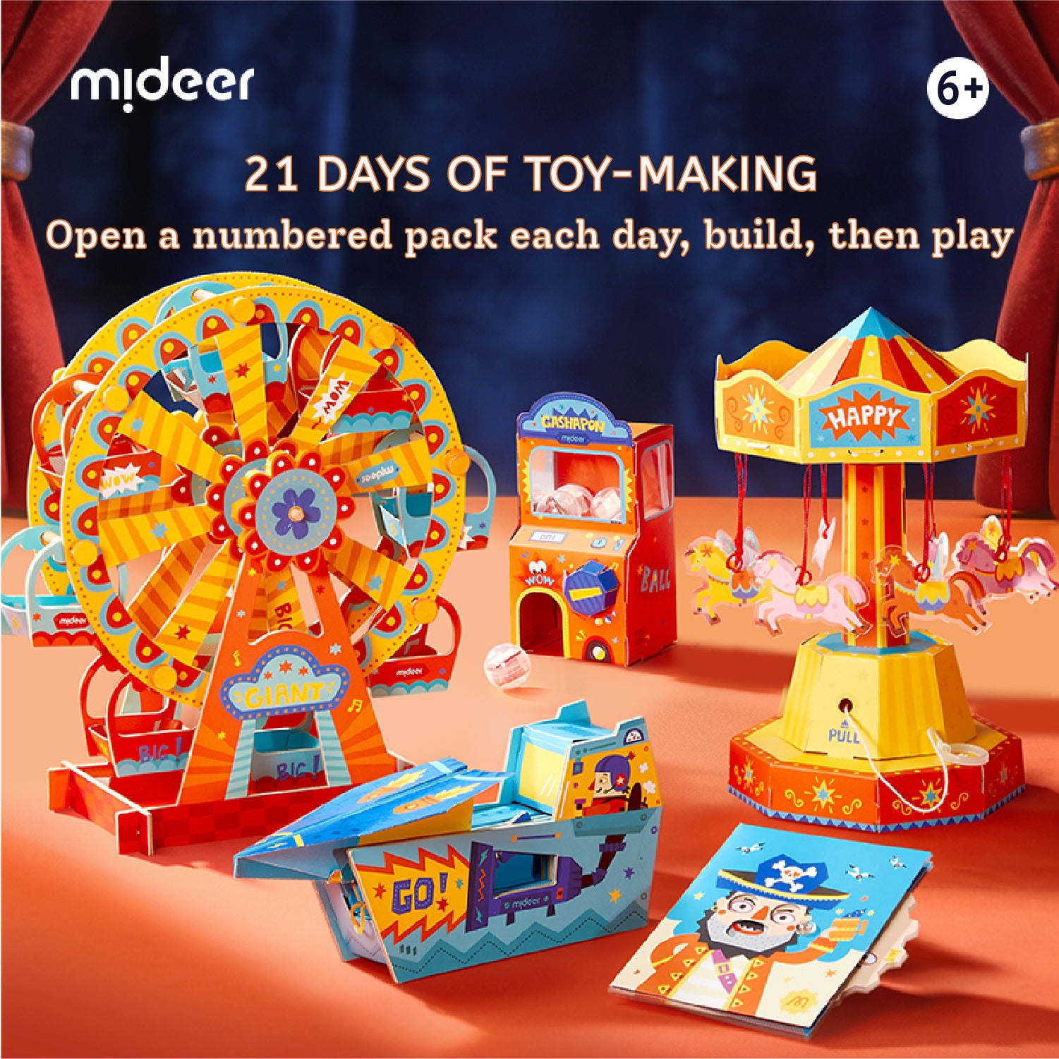 Mideer 21-Day Creative Craft Adventure - 21 Model Kits
