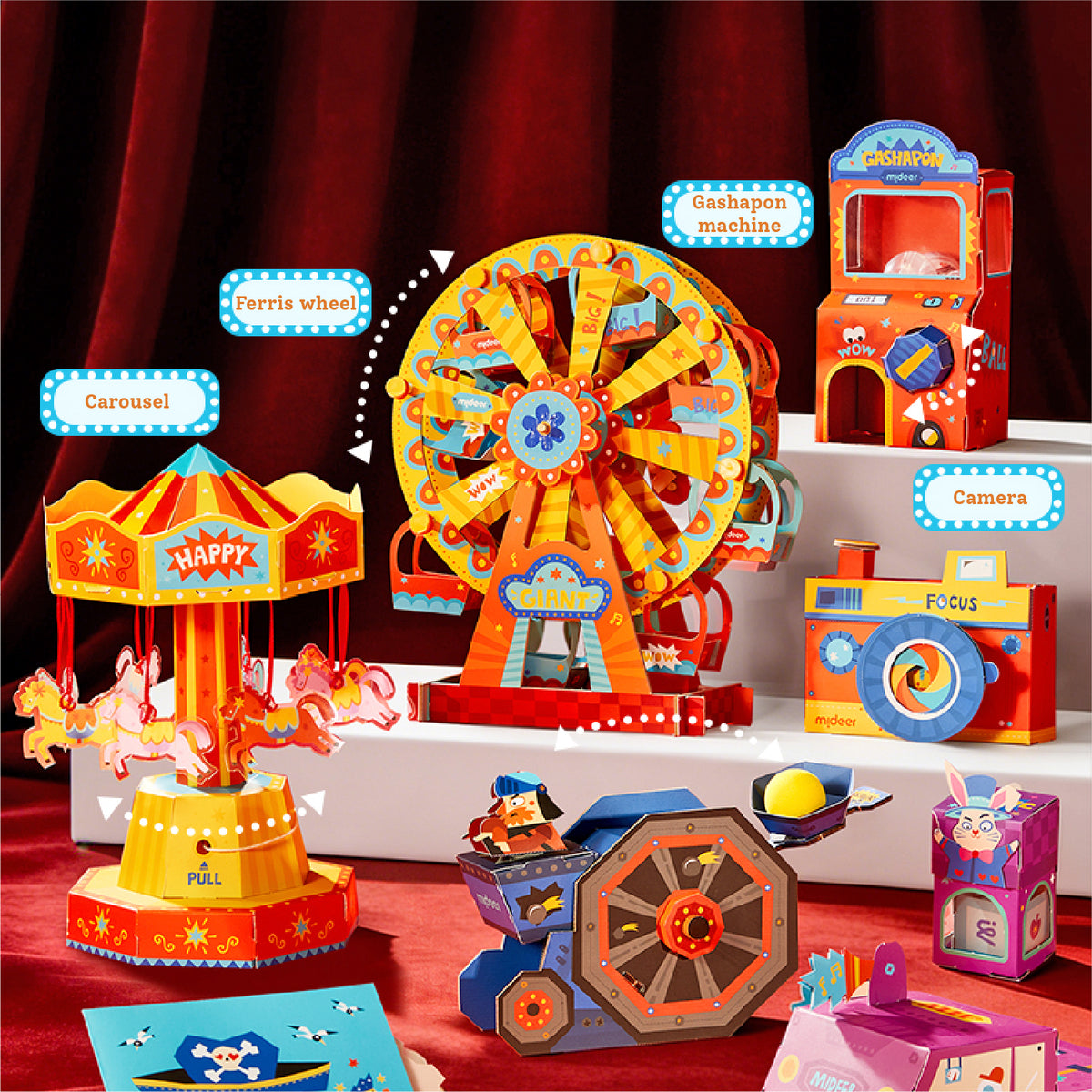 Mideer 21-Day Creative Craft Adventure - 21 Model Kits
