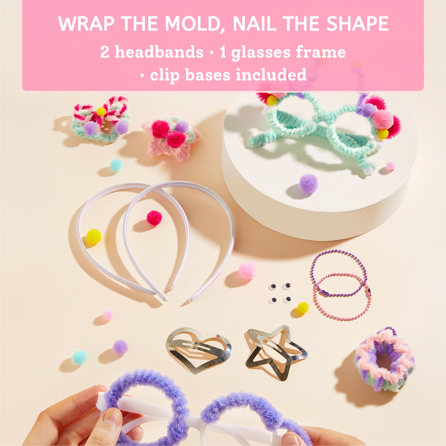 Mideer Chenille Stem Jewelry Craft Kit - 200+ Pieces