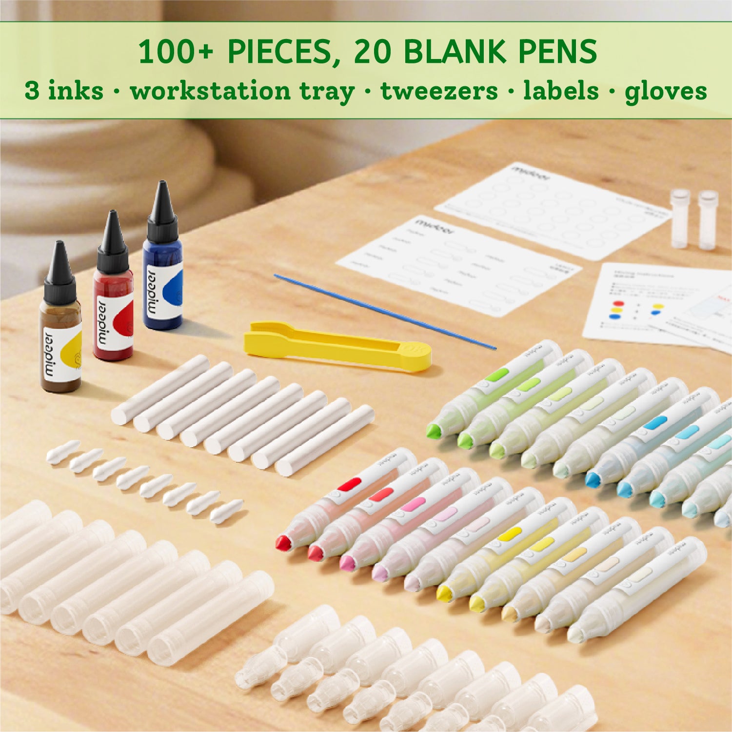 Mideer Mix & Make DIY Marker Kit - 100+ Pieces