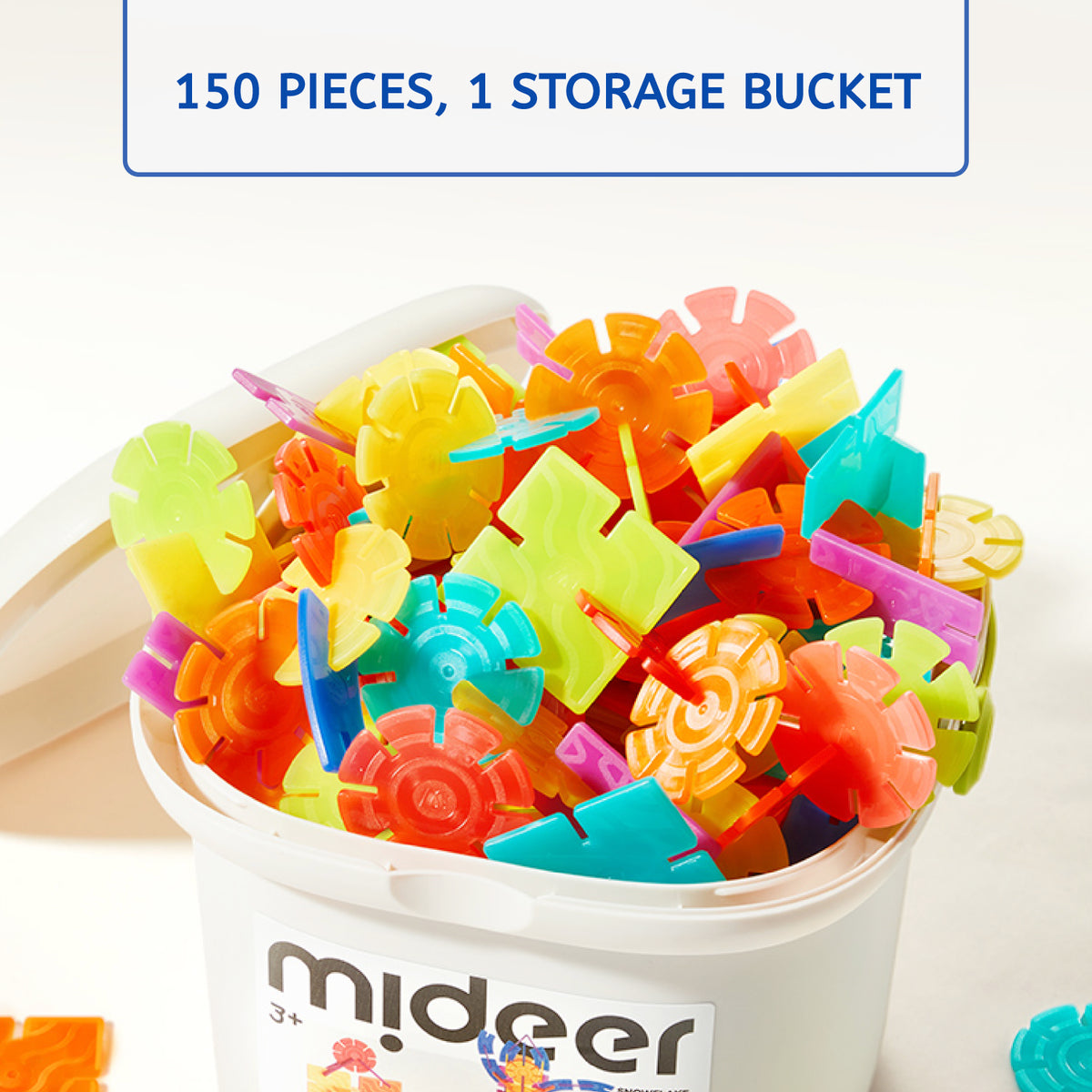 Mideer Snowflake Building Blocks - 150 Pieces