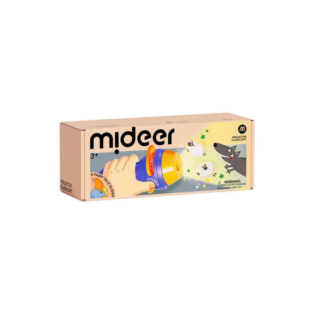 Mideer Story Projector Flashlight - 6 Discs, 48 Scenes