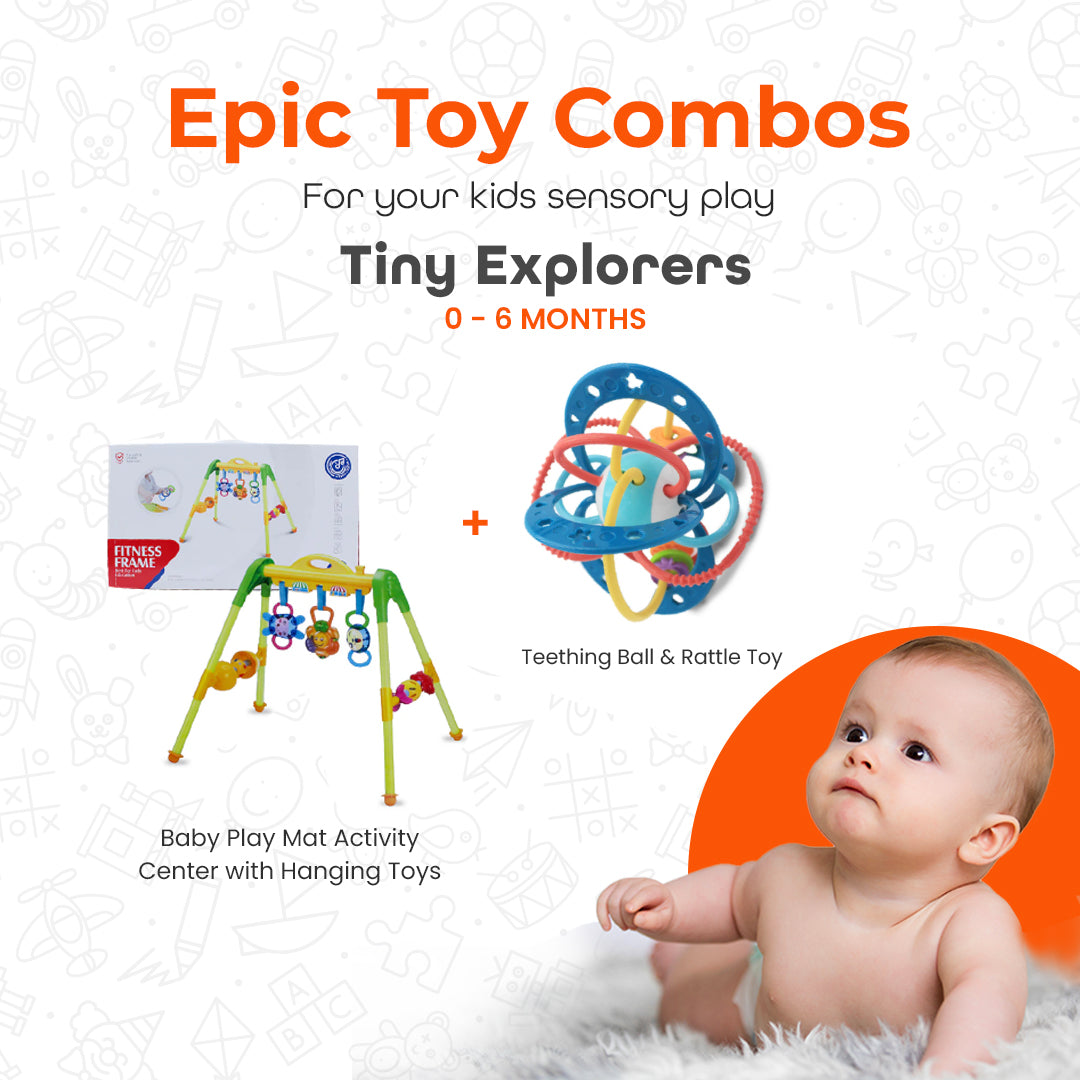 Tiny Explorers Combo Set of 2: Adventure Gear & Sensory Toys