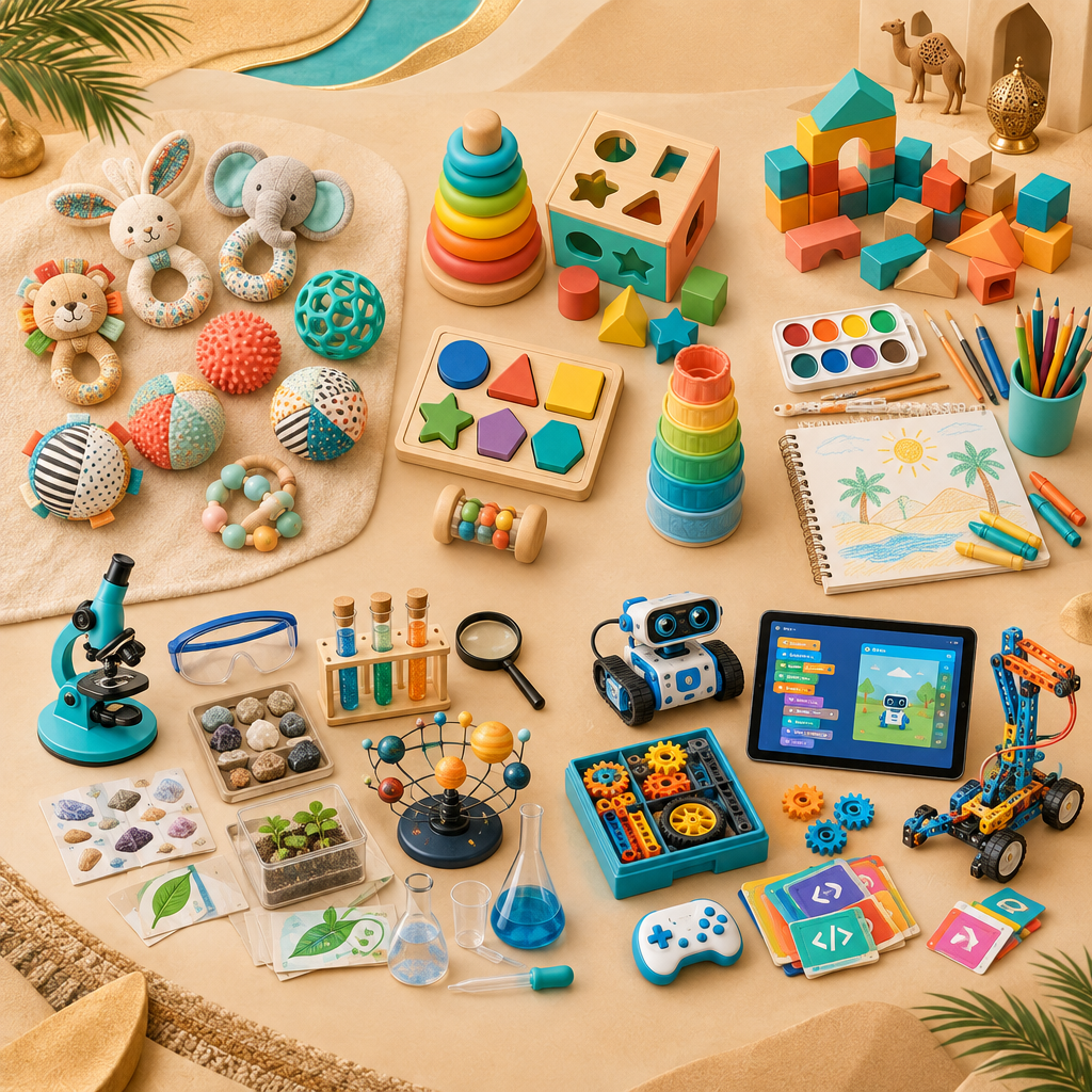 Best Developmental Toys by Age: A UAE Parent's Guide