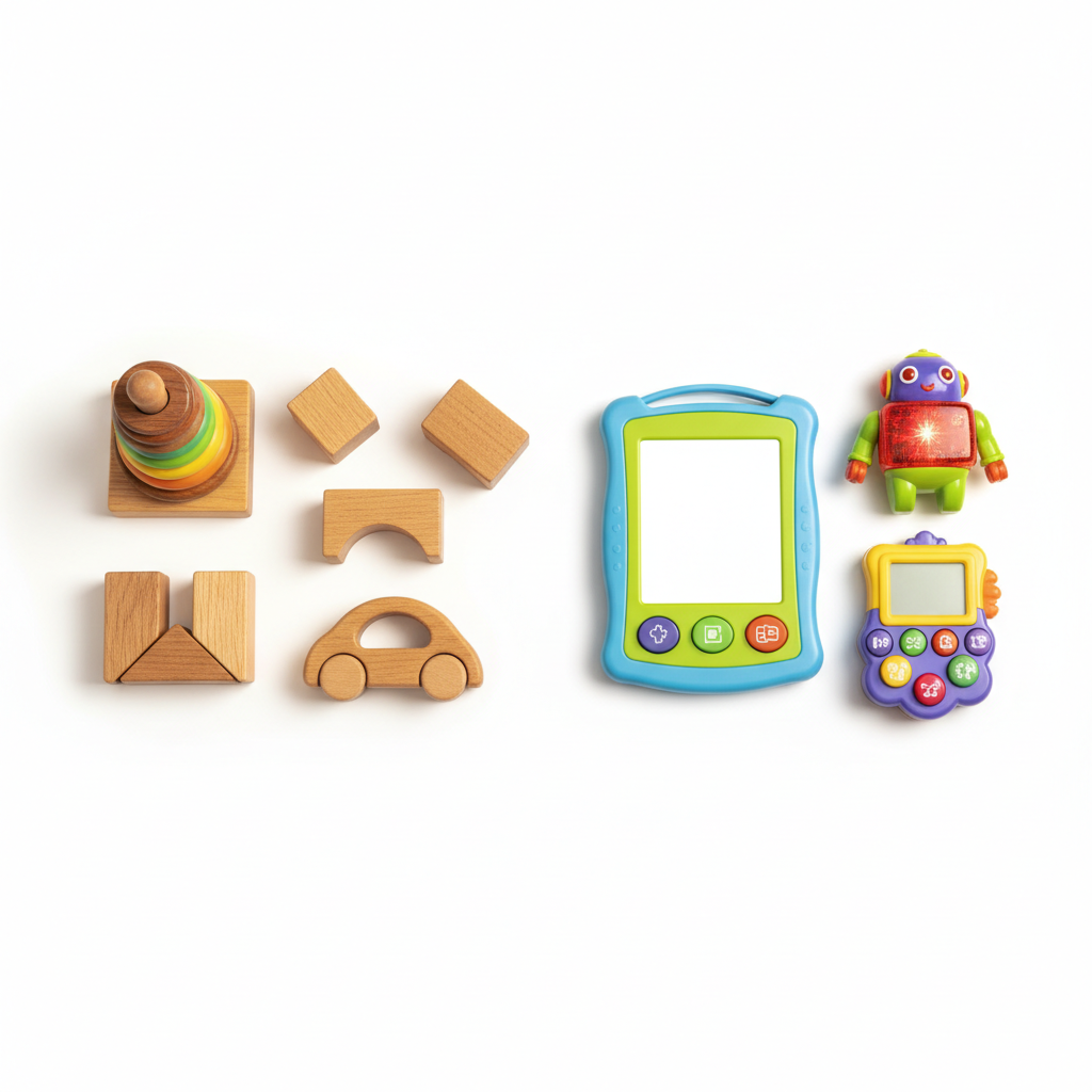 Wooden Toys vs Electronic Toys UAE: Which is Better? (Parent Guide)
