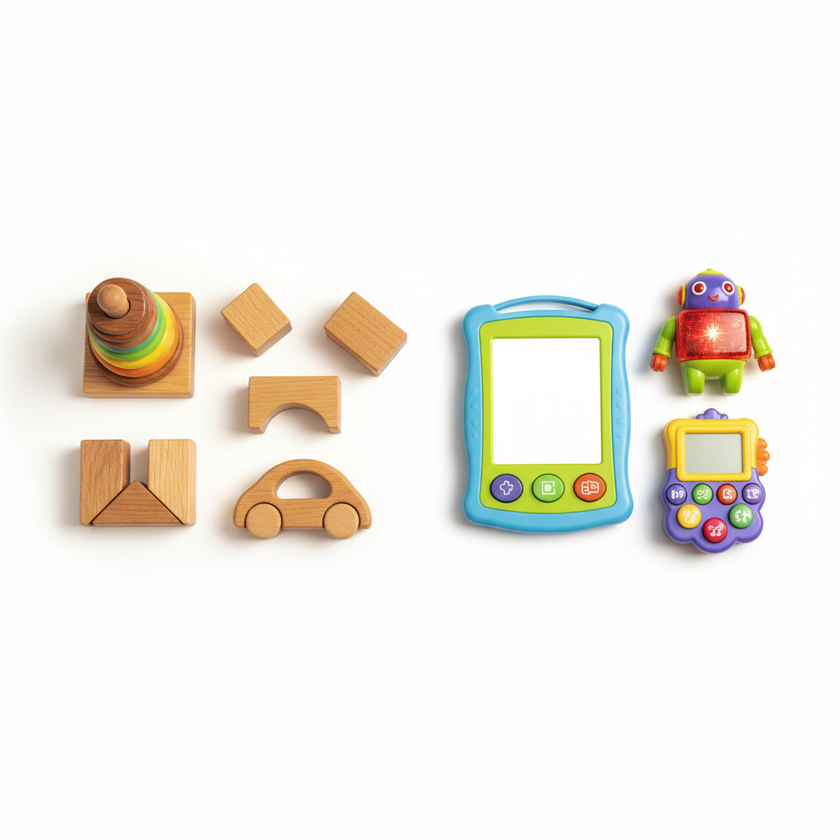 Wooden Toys vs Electronic Toys UAE: Which is Better? (Parent Guide)