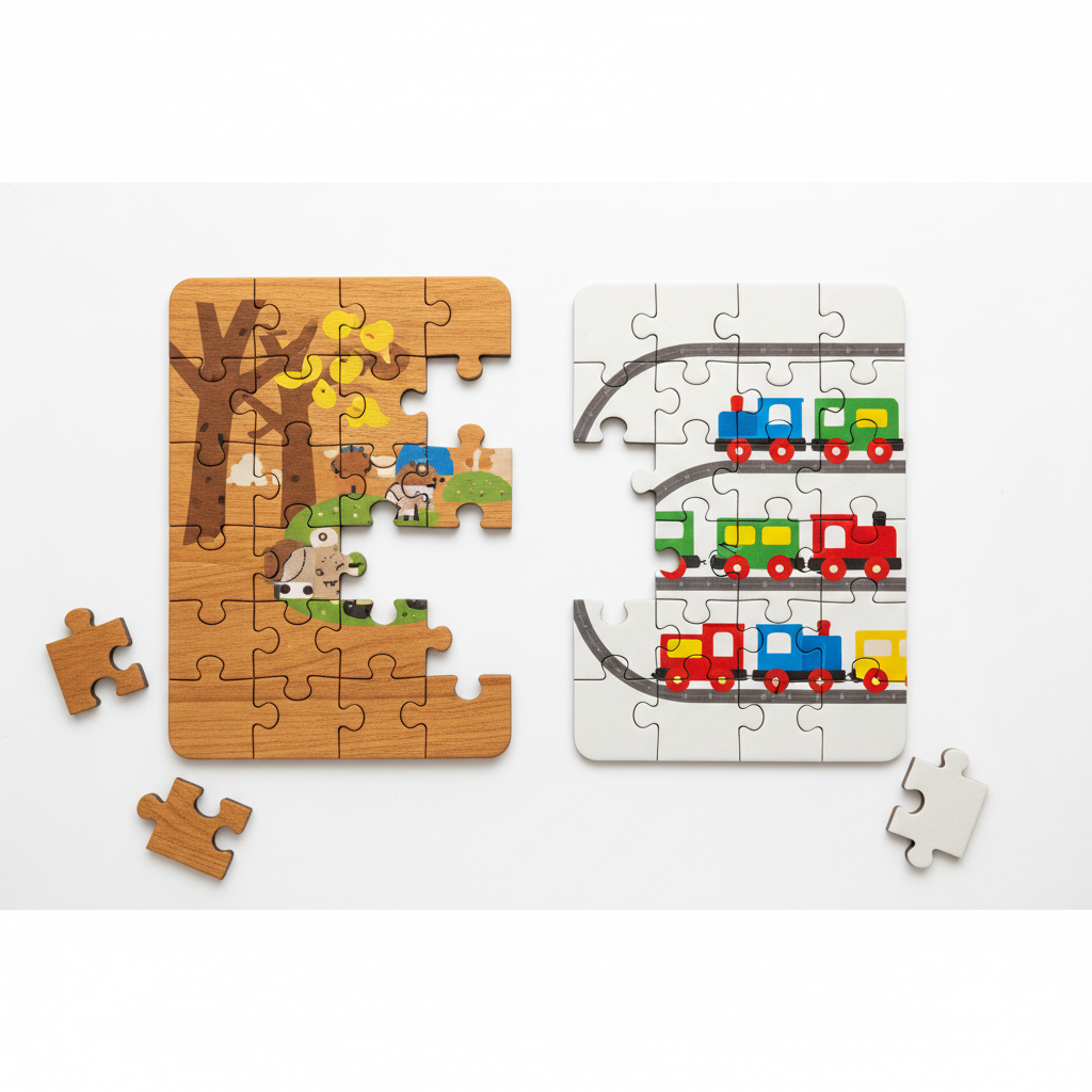 Wooden vs Cardboard Jigsaw Puzzles: Which Is Better for Kids? (UAE Parent Guide 2026)