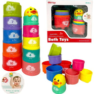 10-Piece Baby Bath Toys Set for Toddlers: Safe & Fun Water Play