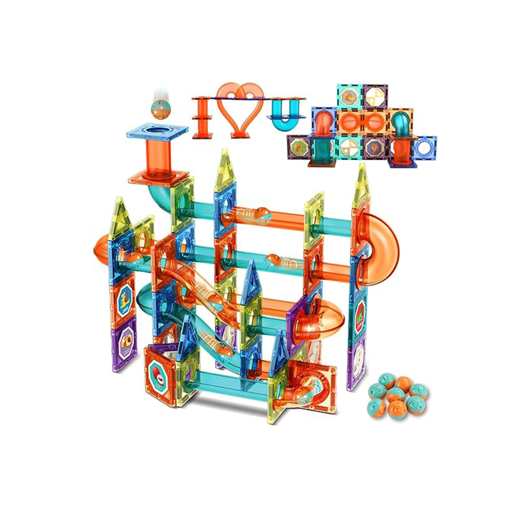 128-Piece 3D Magnetic Building Blocks Set