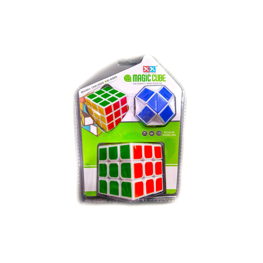 12 Pack 3-Piece Magic Cube Set -  Puzzle Cube Toys for Kids and Adults