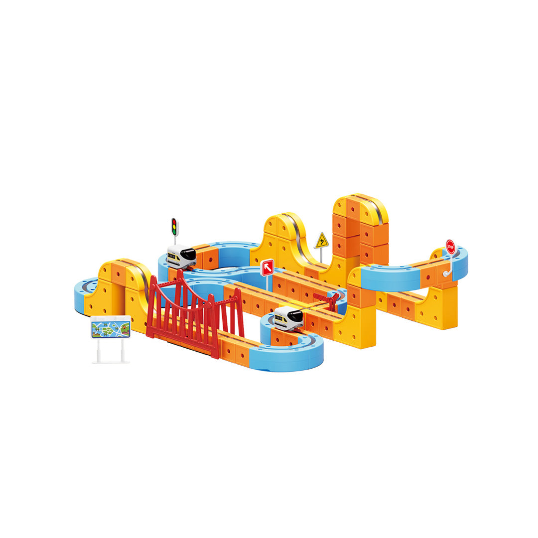 147-Piece Magnetic Track Set: Versatile Railcar Magic Track Adventure